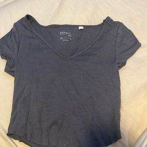dark blue cropped PacSun top!